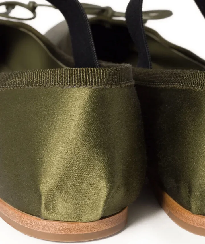 Satin Ballerina Shoes - Image 4