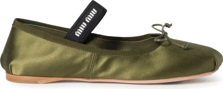 Satin Ballerina Shoes