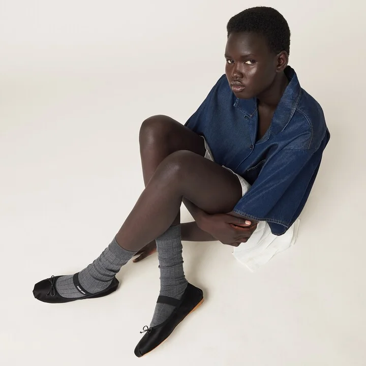 Satin ballerinas - Image 5