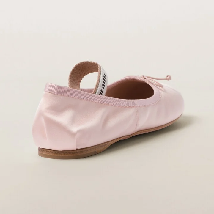 Satin ballerinas - Image 3