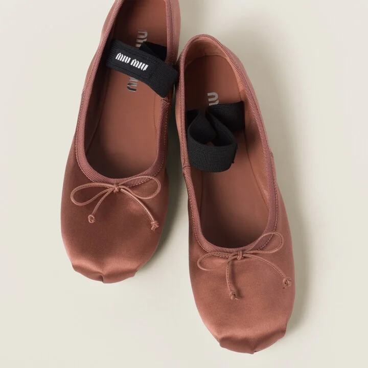 Satin ballerinas - Image 4
