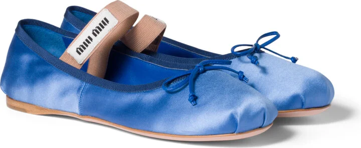 Satin ballerinas