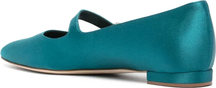 Satin Ballet Flats - Image 3