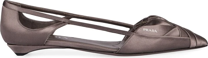 Satin Ballet Flats - Image 2