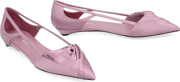 Satin Ballet Flats - Image 3