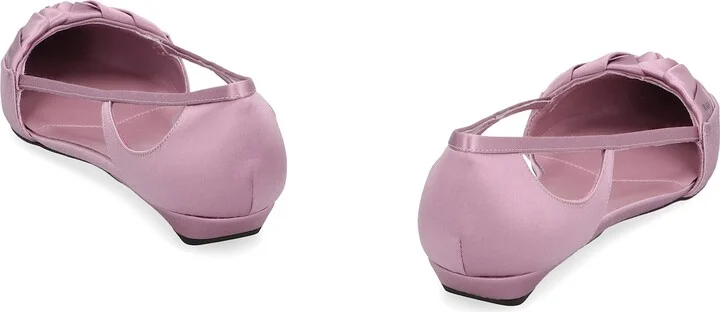 Satin Ballet Flats - Image 4