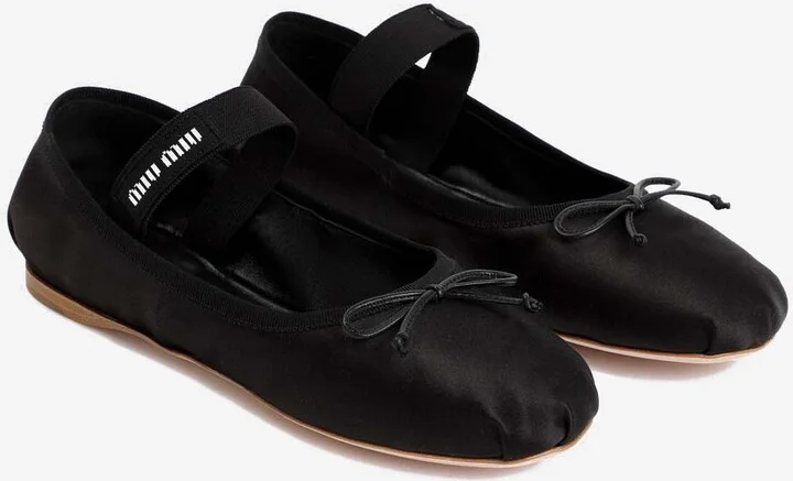 Satin Ballet Flats - Image 2