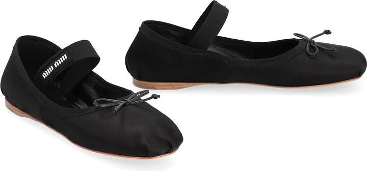 Satin Ballet Flats - Image 3