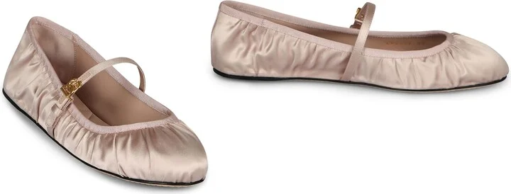 Satin Ballet Flats - Image 3
