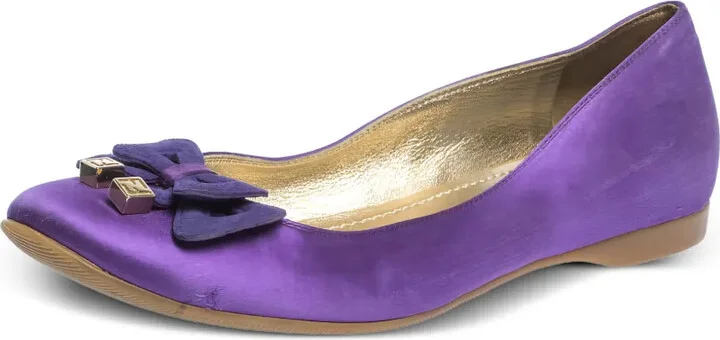 Satin Ballet Flats - Image 2