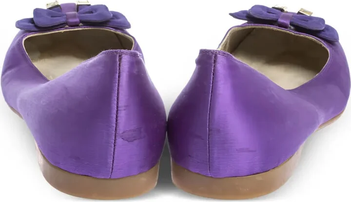 Satin Ballet Flats - Image 4