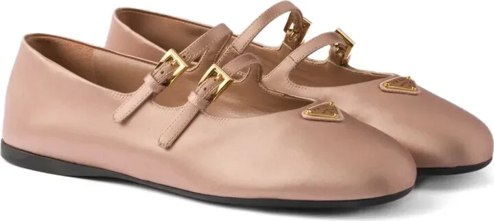 Satin Ballet Flats - Image 2