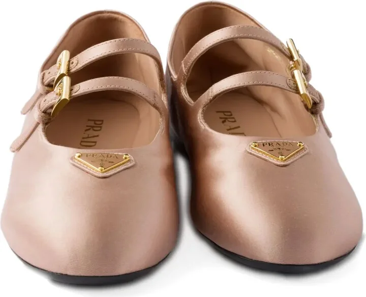Satin Ballet Flats - Image 4