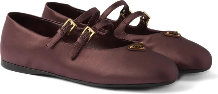Satin Ballet Flats - Image 2