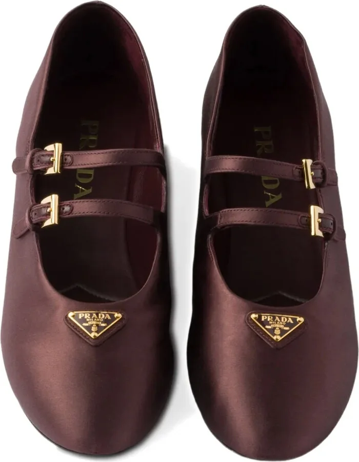Satin Ballet Flats - Image 4