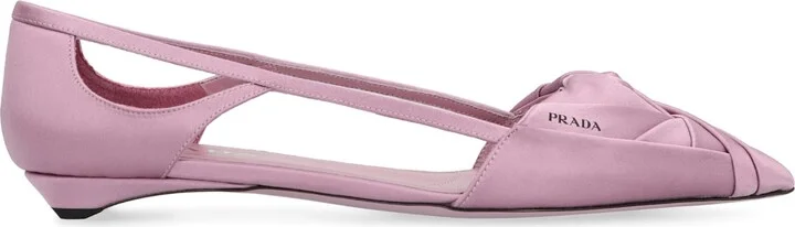 Satin Ballet Flats
