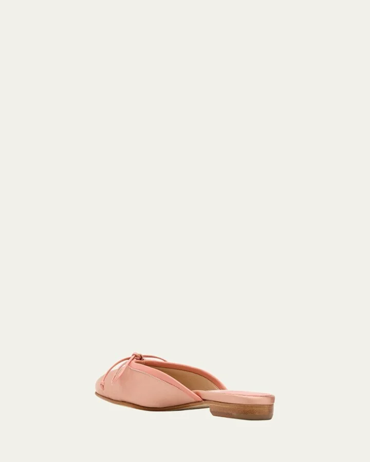 Satin Bow Ballerina Flats - Image 2