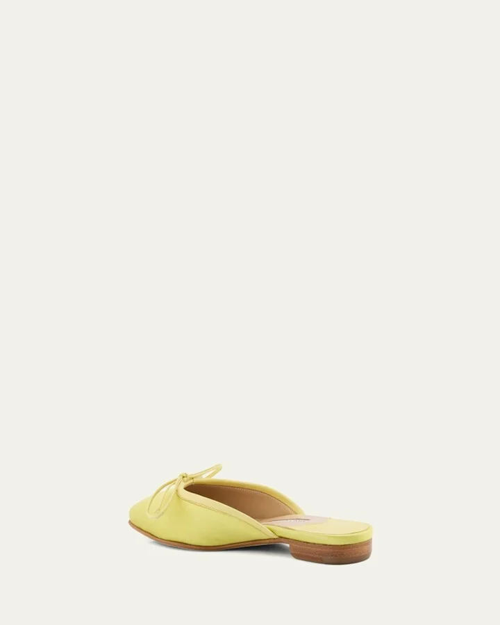 Satin Bow Ballerina Flats - Image 9
