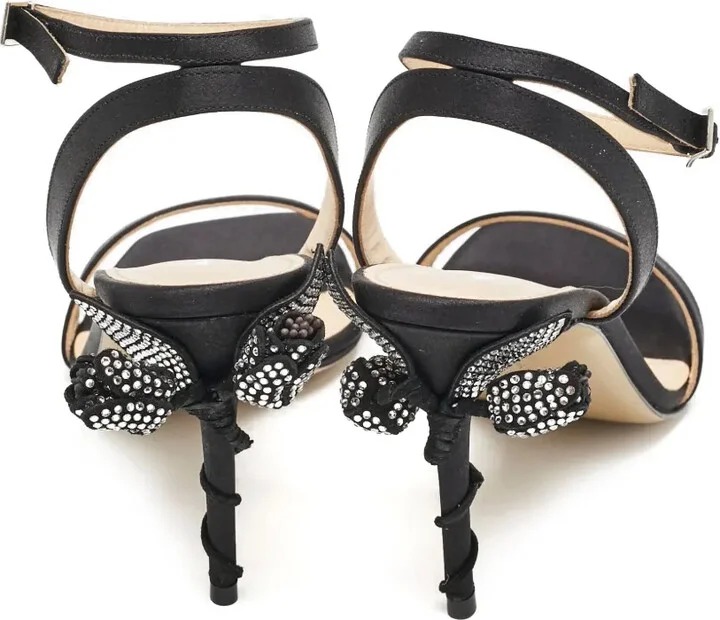 Satin Bow-Embellishment Sandals - Image 3