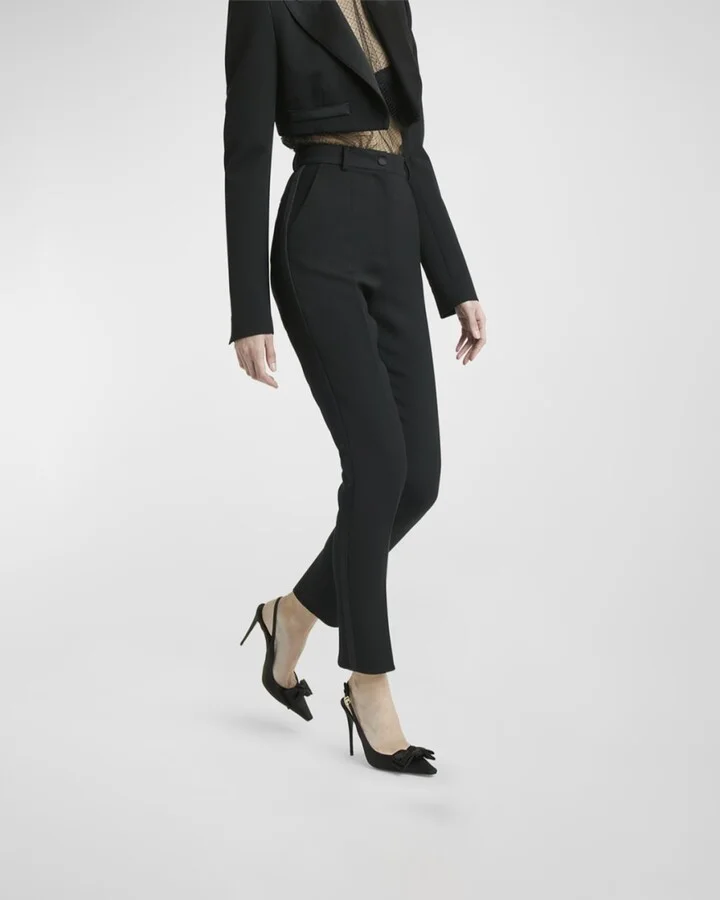 Satin Bow Slingback Pumps - Image 4