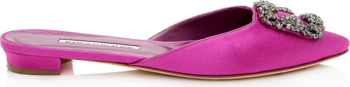 Satin Crystal Hangisi Mules