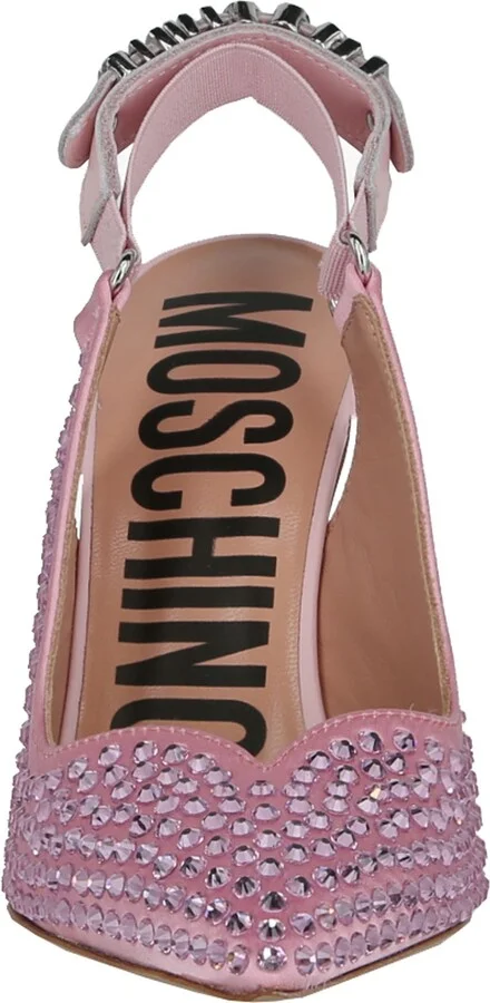 Satin Crystal Slingback Pump - Image 3