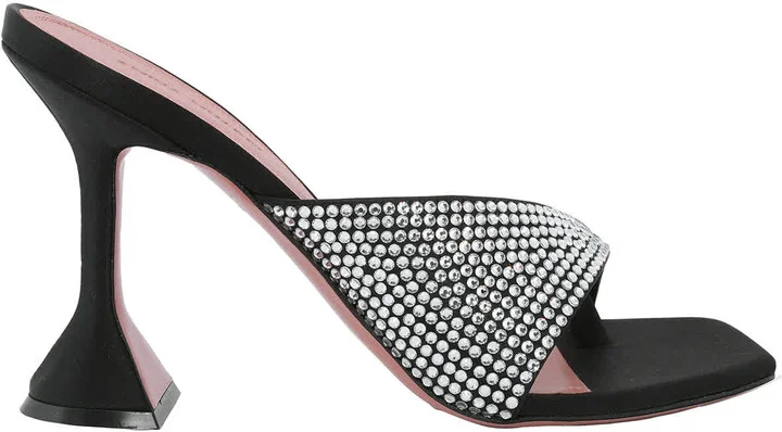 Satin Crystals Shiona Slippers
