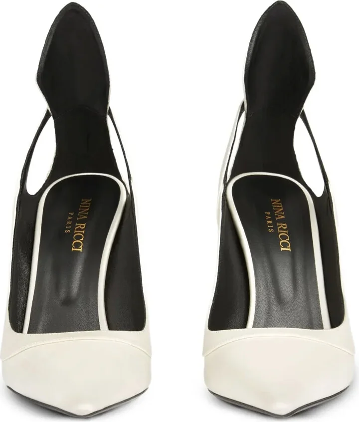 Satin Cut-Out Pumps - Image 2