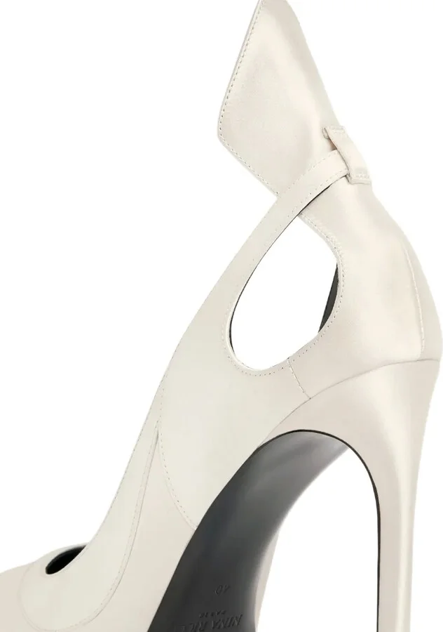 Satin Cut-Out Pumps - Image 4
