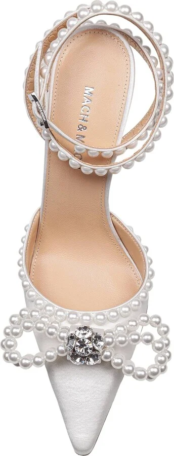 Satin Double Decollete' With Pearl Bow - Image 4