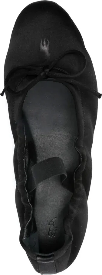 Satin-Finish Leather Ballerinas - Image 4
