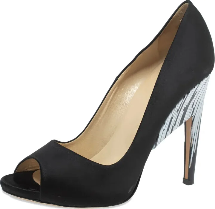 Satin Heeled Pumps - Image 2