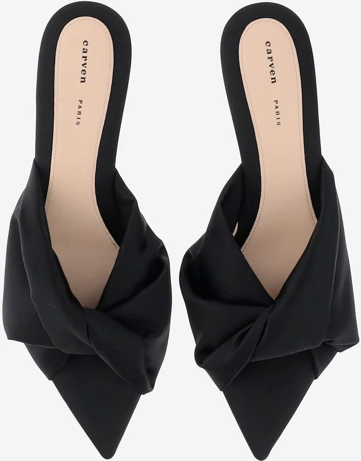 Satin Heeled Sandals - Image 2