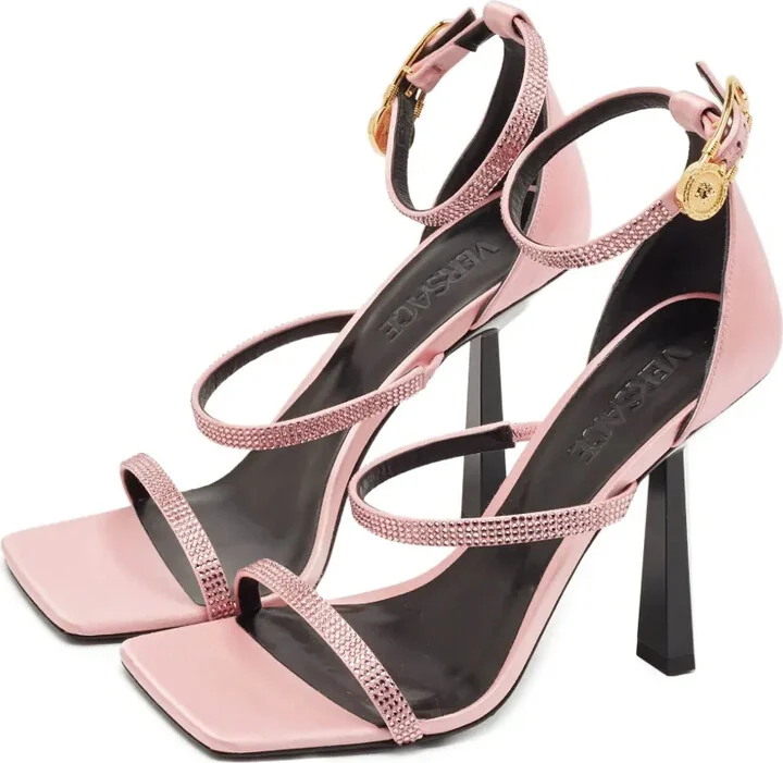Satin Heeled Sandals - Image 2