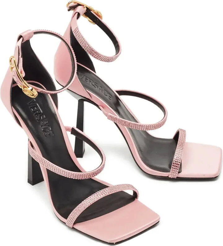 Satin Heeled Sandals - Image 3