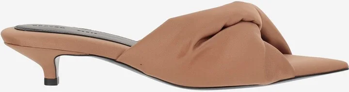 Satin Heeled Sandals