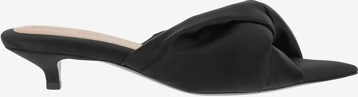 Satin Heeled Sandals