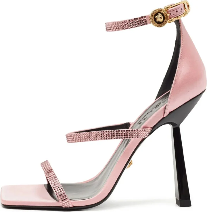 Satin Heeled Sandals