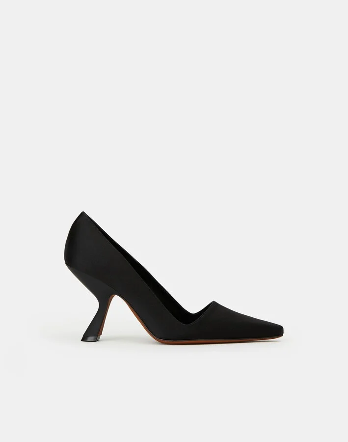 Satin High Heeled Pump - Image 2
