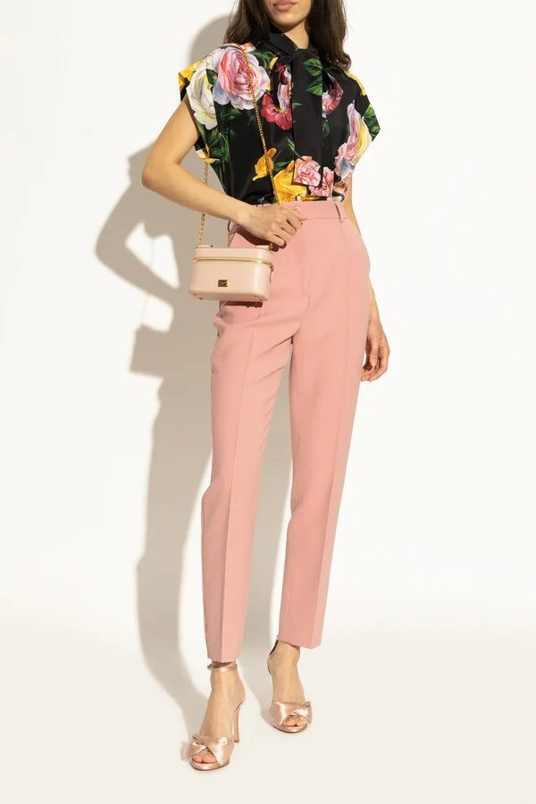 Satin High-heeled Sandals, , - Pink - Image 2
