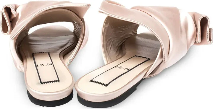 Satin Knot Sandals - Image 3