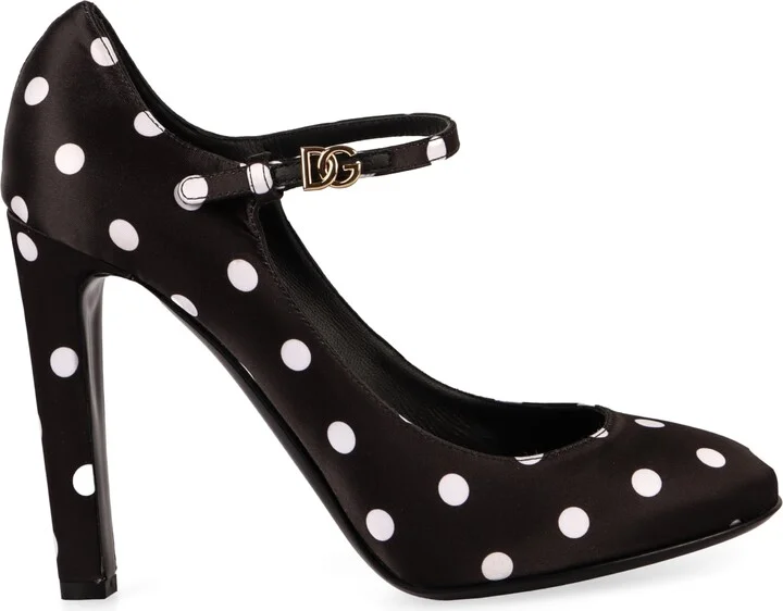 Satin Mary Jane Pumps