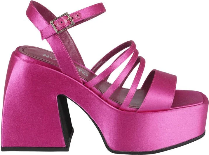 Satin Pink Bulla Chibi Sandals