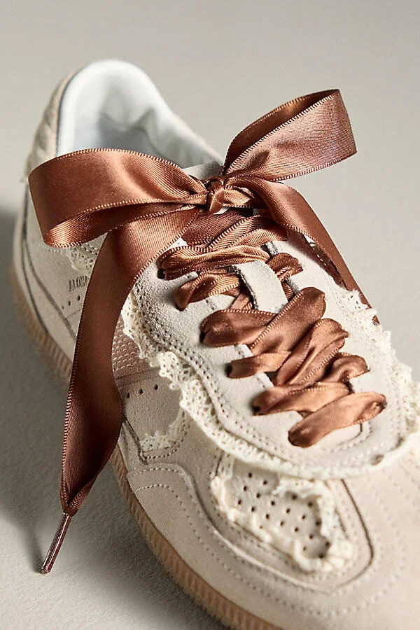 Satin Polka Dot Shoe Laces - Image 2