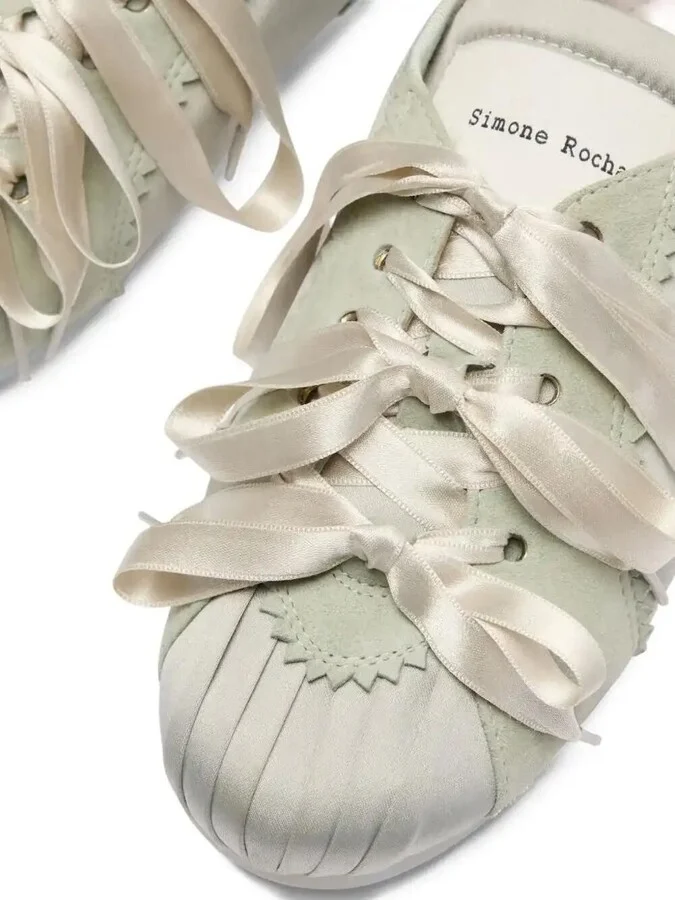 Satin-Ribbon Ballerina Sneakers - Image 3