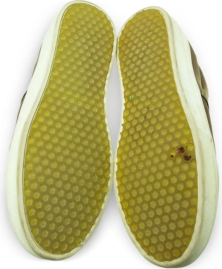 Satin Round Toe Slip-On Sneakers - Image 4