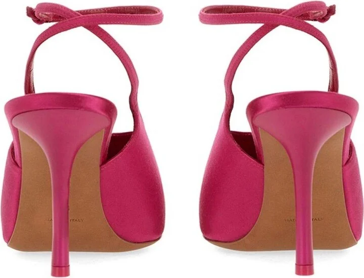 Satin Show Slinback Pumps - Image 3