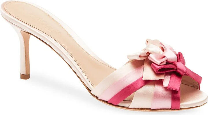 Satin Slide Sandal
