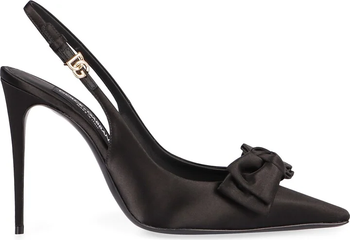 Satin Slingback Pumps - Image 2