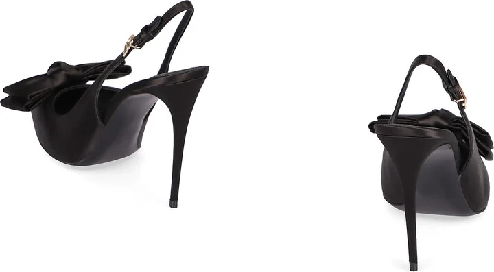 Satin Slingback Pumps - Image 4